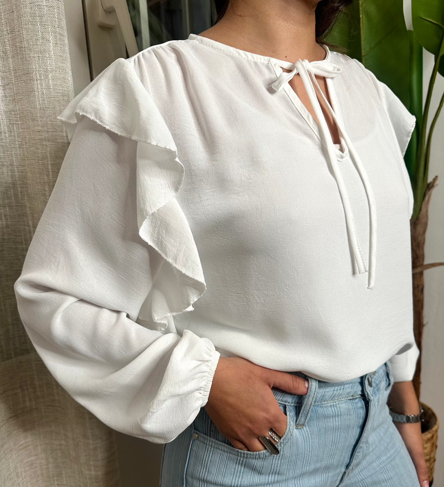 Blusa Estefania Blanca